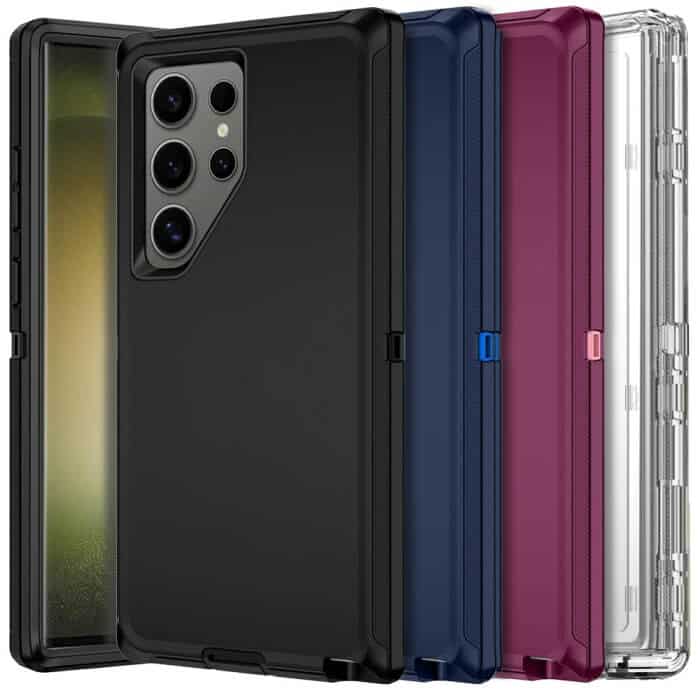 For Samsung Galaxy S23 S23 FE S23+ S23 Plus S23 Ultra Case Drop Resistant Defender Tradies Heavy Duty Rugged Shockproof Tough Cover For Samsung Galaxy S23 S23 FE S23+ S23 Plus S23 Ultra Case Drop Resistant Defender Tradies Heavy Duty Rugged Shockproof Tough Cover